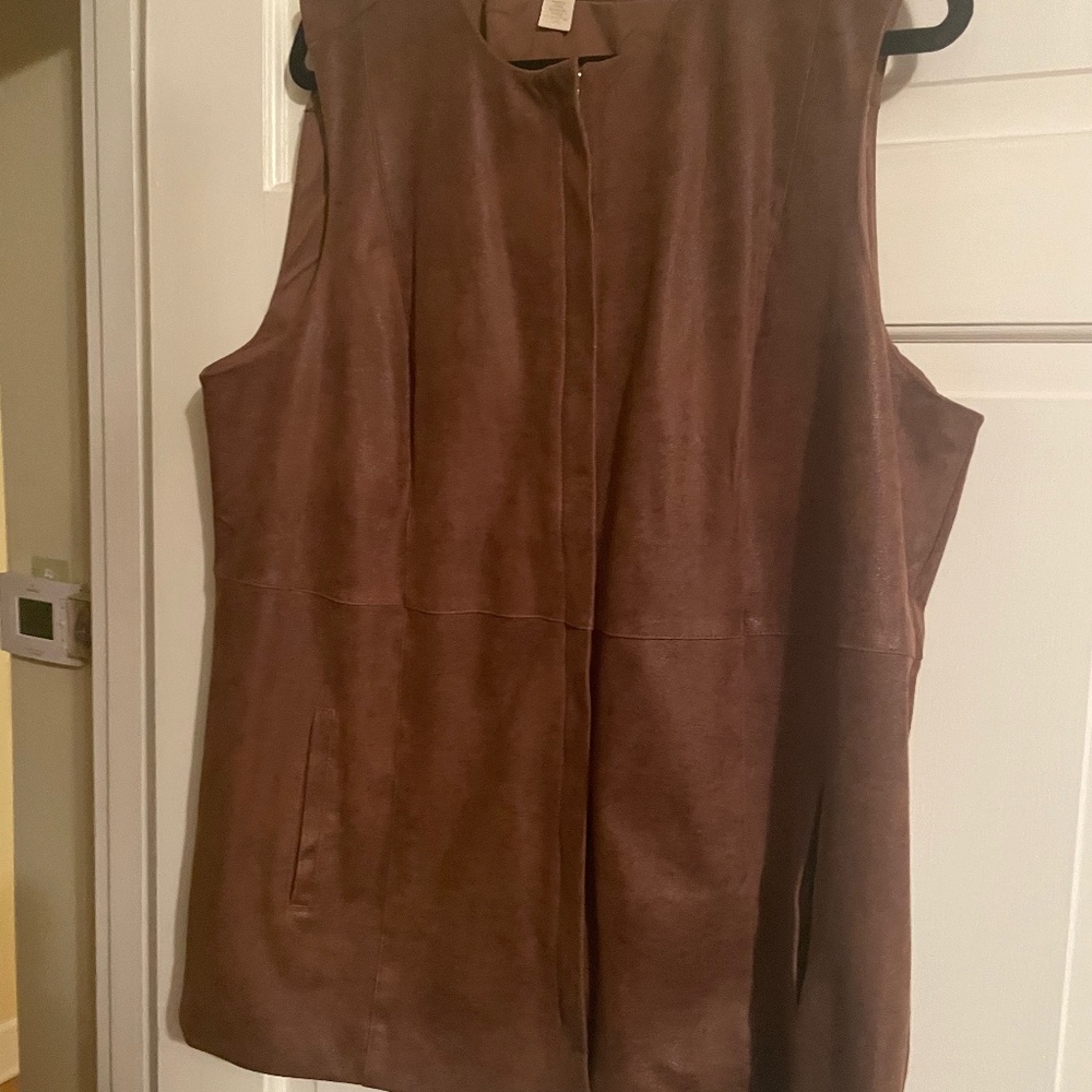 Chico’s suede vest